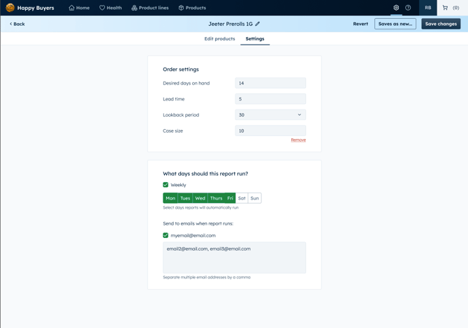 product-line-settings
